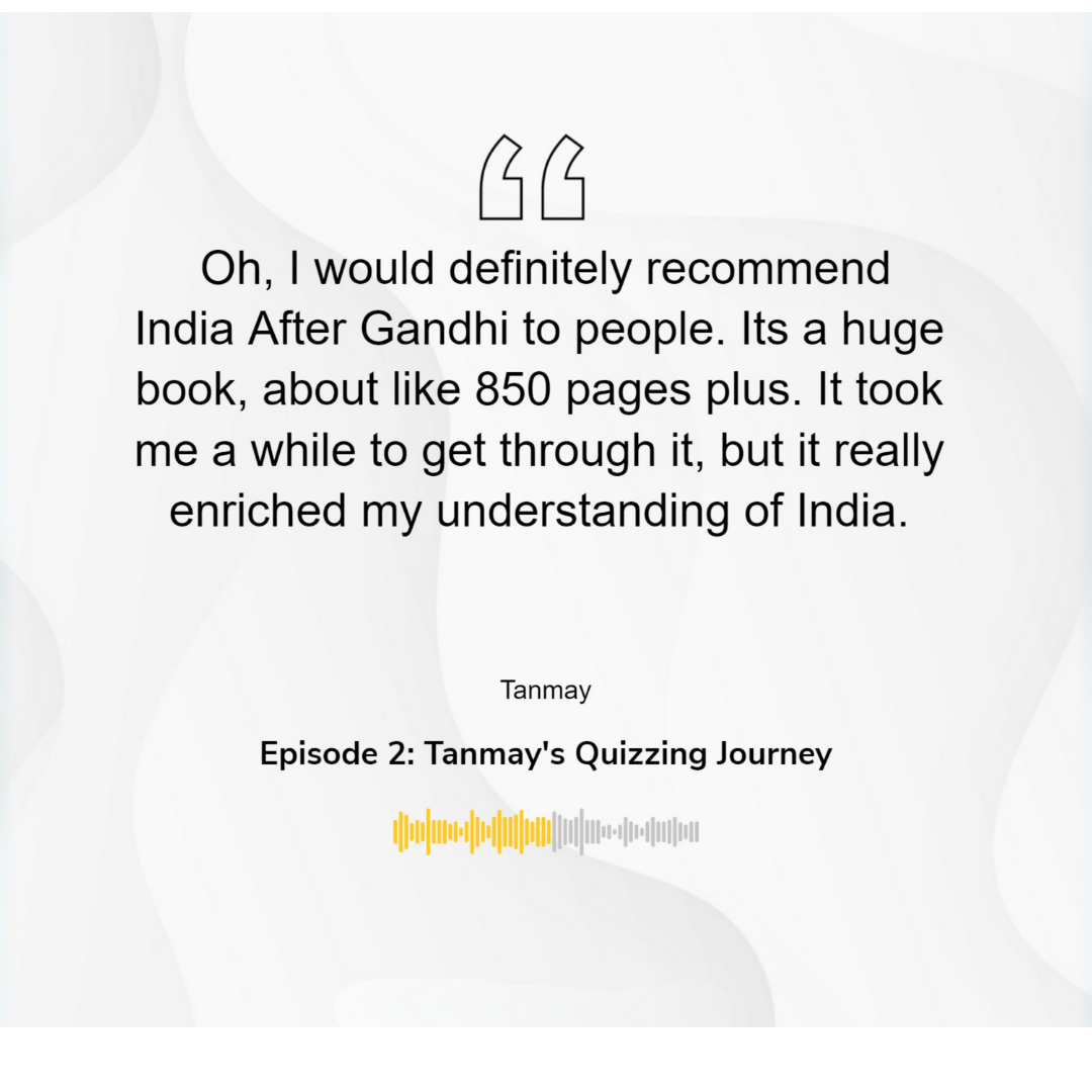 Episode 2: Tanmay and Quizzing at IIT